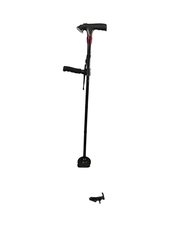Other - Adjustable Black Walking Cane with Ergonomic Handle